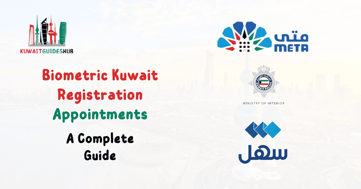 Biometric Kuwait Registration Booking Online Through Meta Portal, Sahel App, MOI Website, and Physical Location