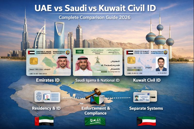 UAE vs Saudi vs Kuwait Civil ID – Complete Comparison Guide (2026)
