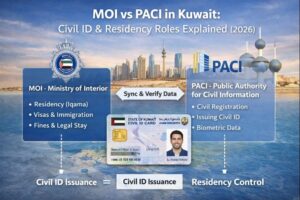 MOI, PACI, and the Public Authority for Civil Information in Kuwait