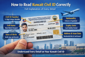 How to Read Kuwait Civil ID Correctly: Full Explanation of Every Detail