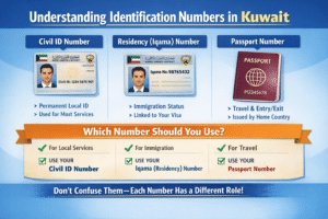 Civil ID vs Residency vs Passport Number in Kuwait: Clear Differences Explained
