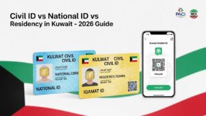 Difference Between National ID, Civil ID, and Residency