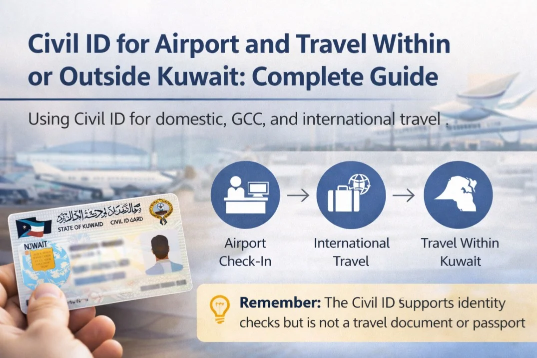 Civil ID for Airport and Travel Within or Outside Kuwait: Complete Guide